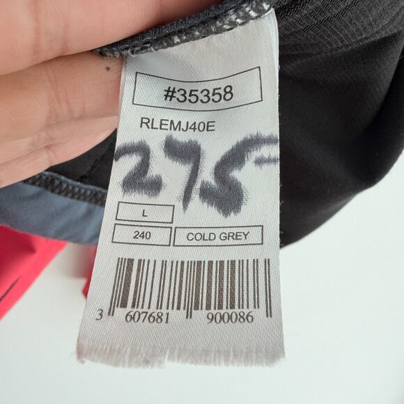 Rossignol Jacket Mens Large Gray Red Soft Shell Hike Ski Running Full Zip - Picture 11 of 15